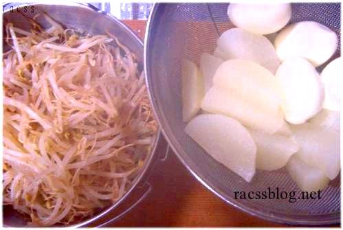 活力鍋レシピ 豚バラチャーシューの作り方 大根 ゆで卵 もやし添え Racssblog
